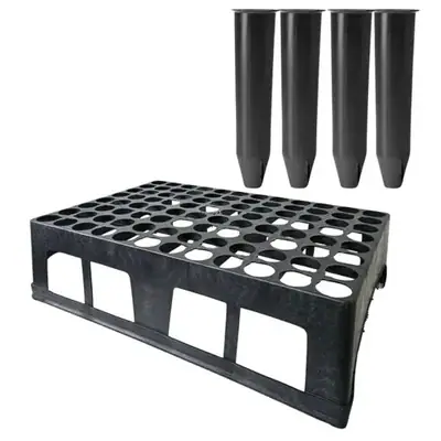 Kit bandeja 96 células com tubetes Agromania